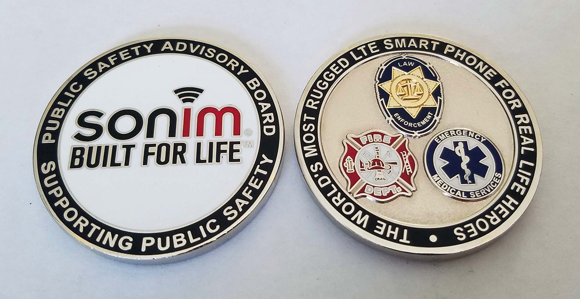 corporate private business challenge coin