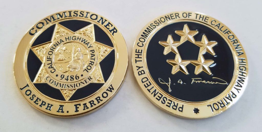 law enforcement challenge coin