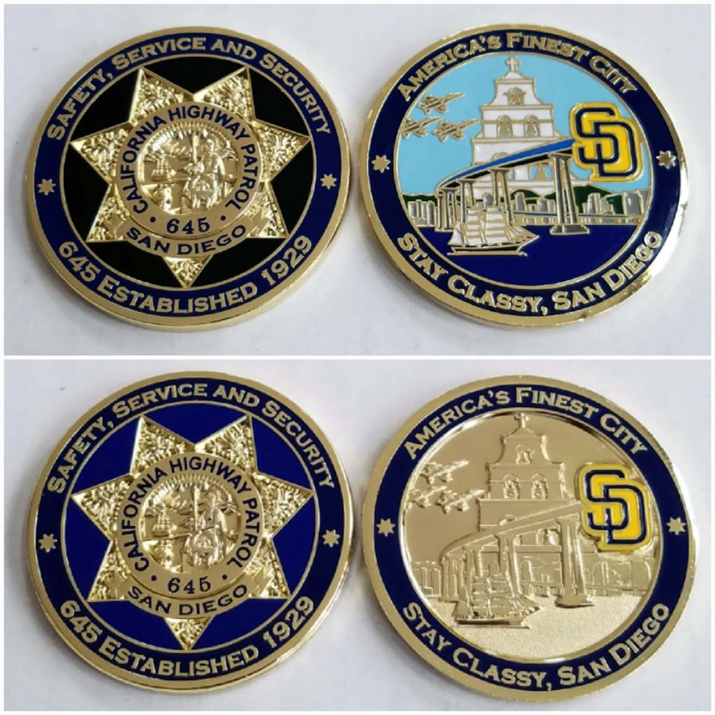 law enforcement challenge coin