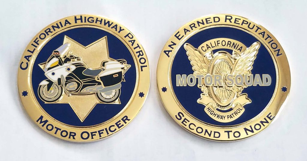 law enforcement challenge coin