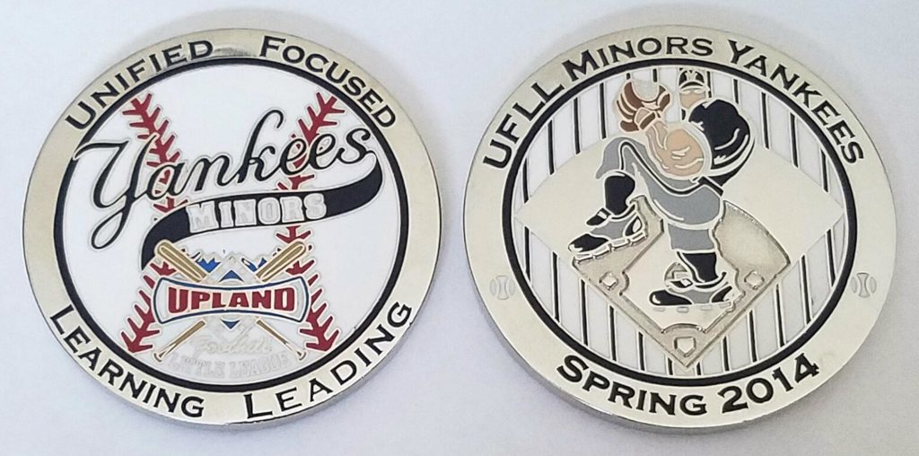 sports teams youth sports challenge coin