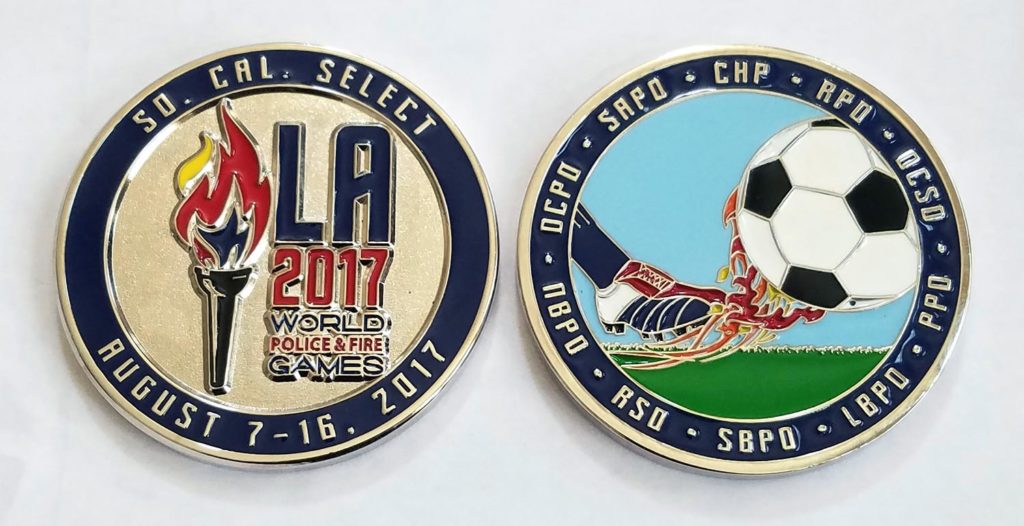 sports teams youth sports challenge coin